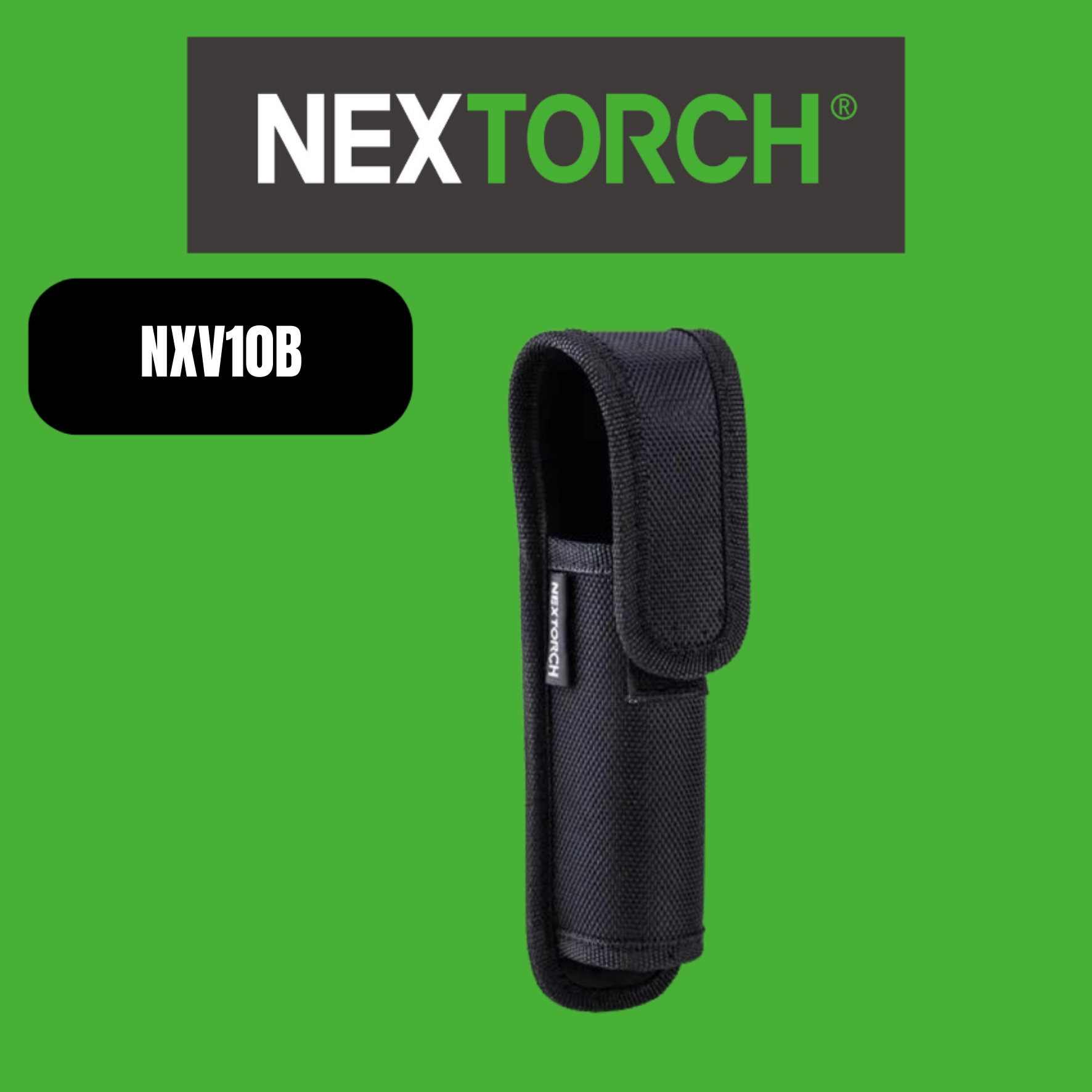 Nextorch Tactical Cordura Torch Pouch with Belt Loop - NXV10B For Smaller Torches image 0