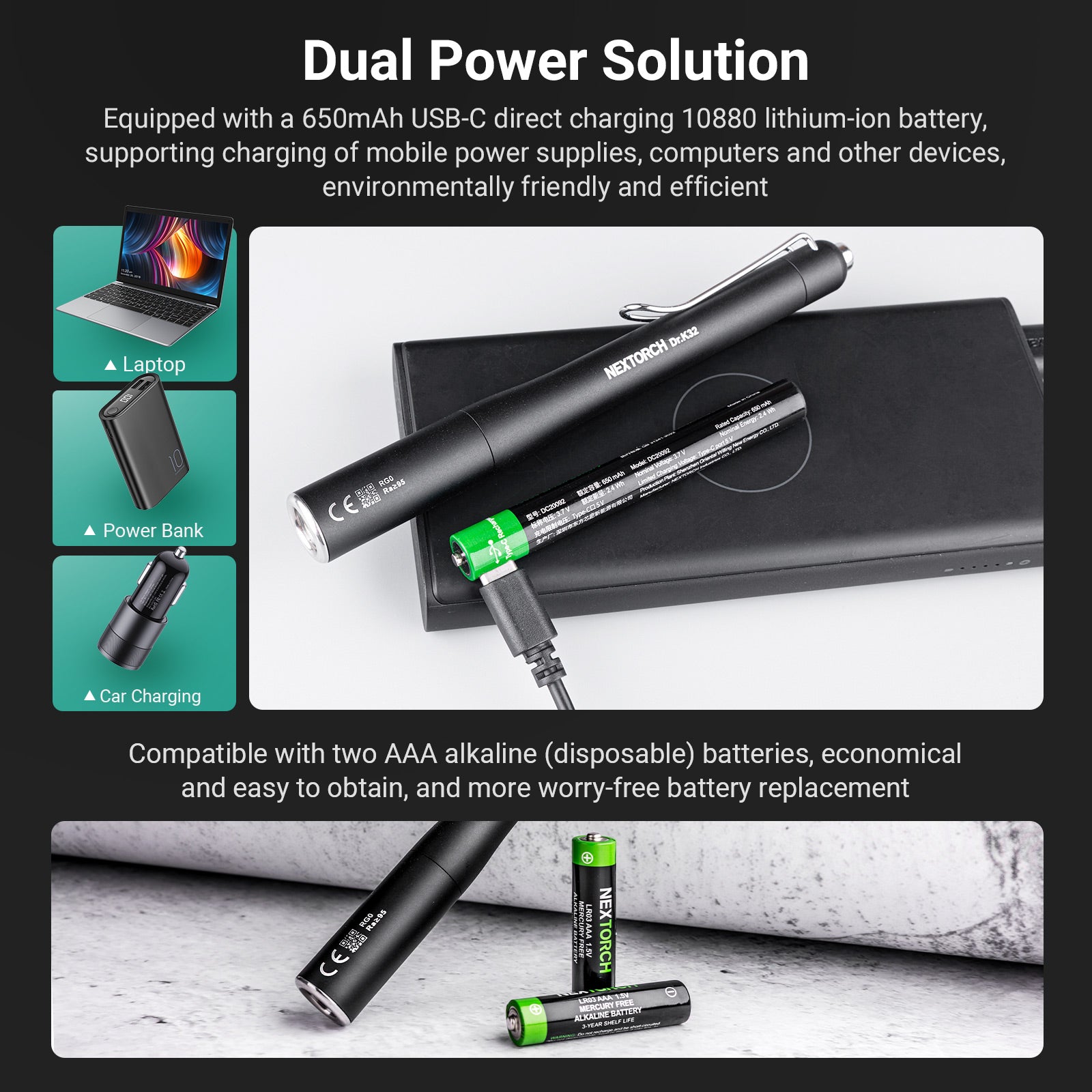 Nextorch DR K32 Pro Medical Doctor LED Penlight | Professional Diagnostic Flashlight with High-Quality LED for Medical Use image 4