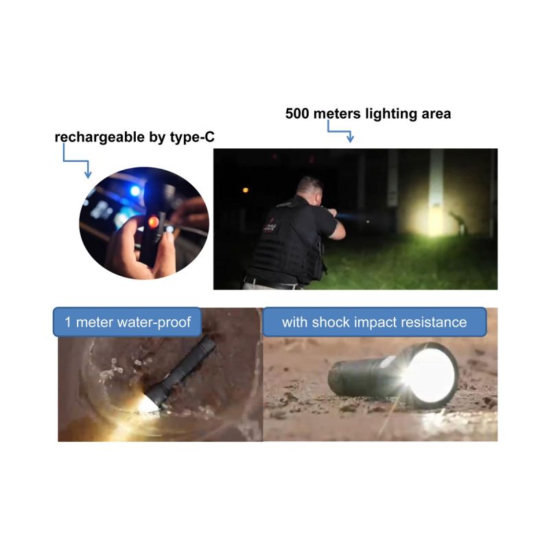 Nextorch ED30 Long Distance Flashlight | 1,000 Lumen USB‑C Rechargeable