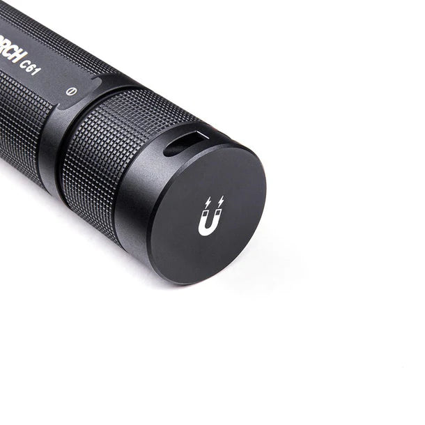 Nextorch C61 Dual‑Beam Flashlight – 3,500 Lumen Spot & 360° Flood with Stepless Dimming