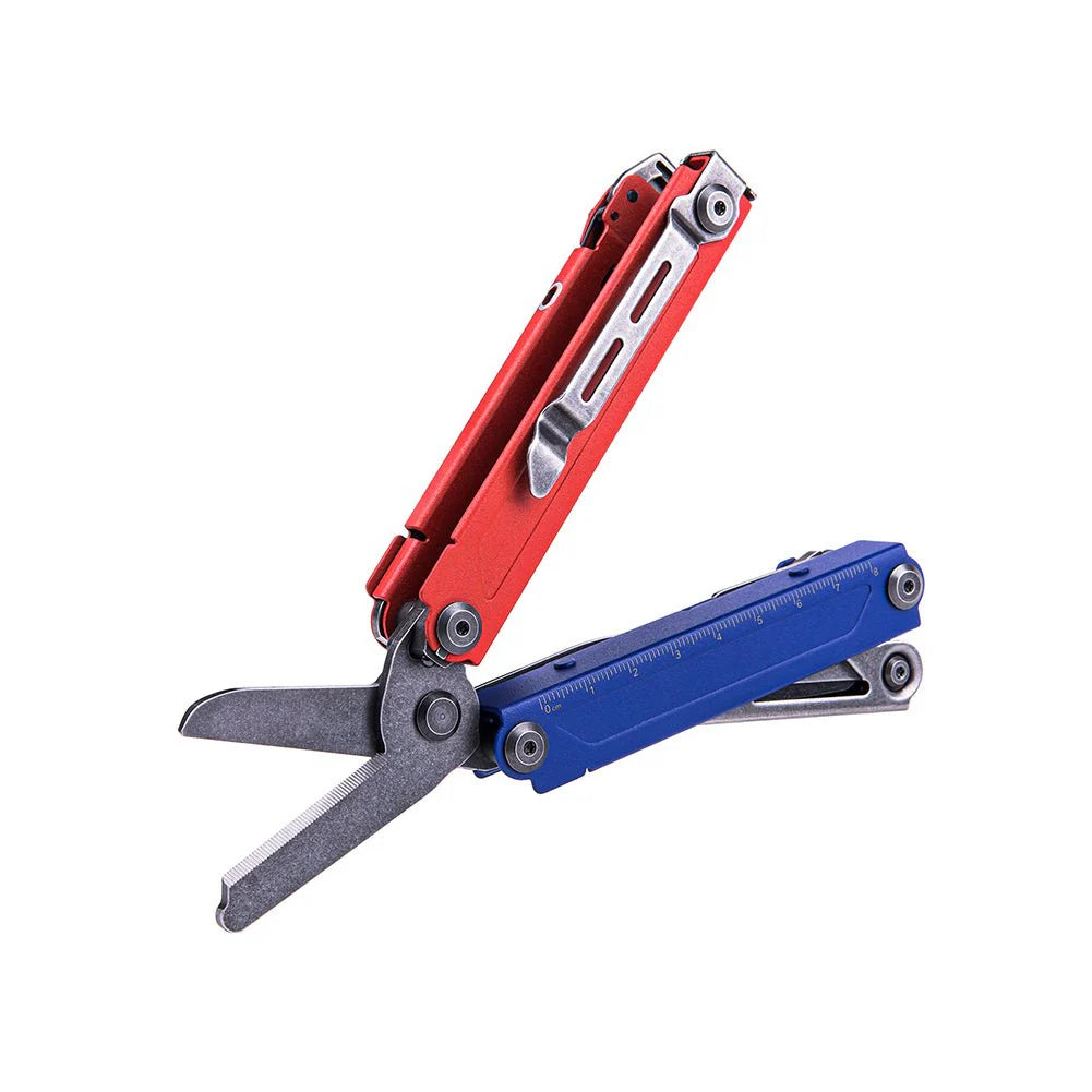 Nextorch Multi-Tool Pioneer, Rescue Shears, Seatbelt Cutter, Pocket Clip, 14 Functions with Sheath - NXMT20