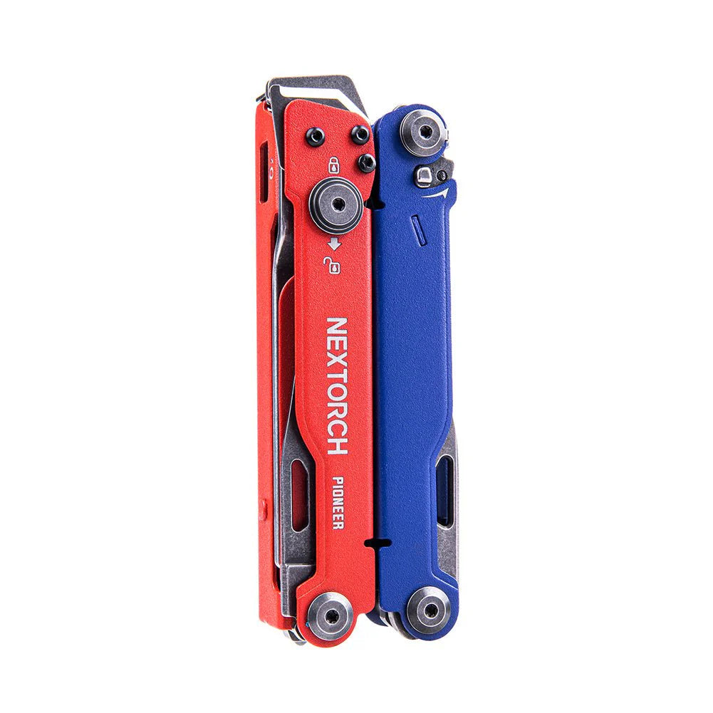 Nextorch Multi-Tool Pioneer, Rescue Shears, Seatbelt Cutter, Pocket Clip, 14 Functions with Sheath - NXMT20