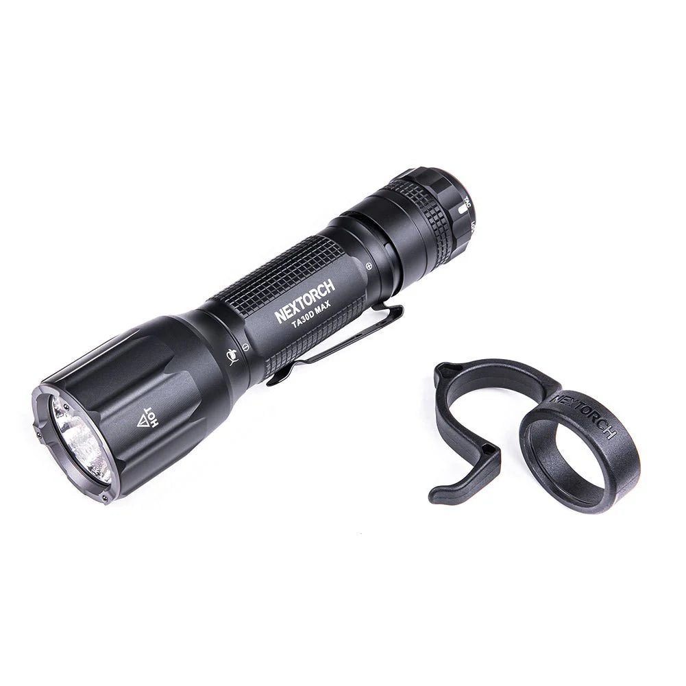 Nextorch TA30D MAX Tactical Search Flashlight | 4,000 Lumens, USB-C Rechargeable, One-Step Strobe