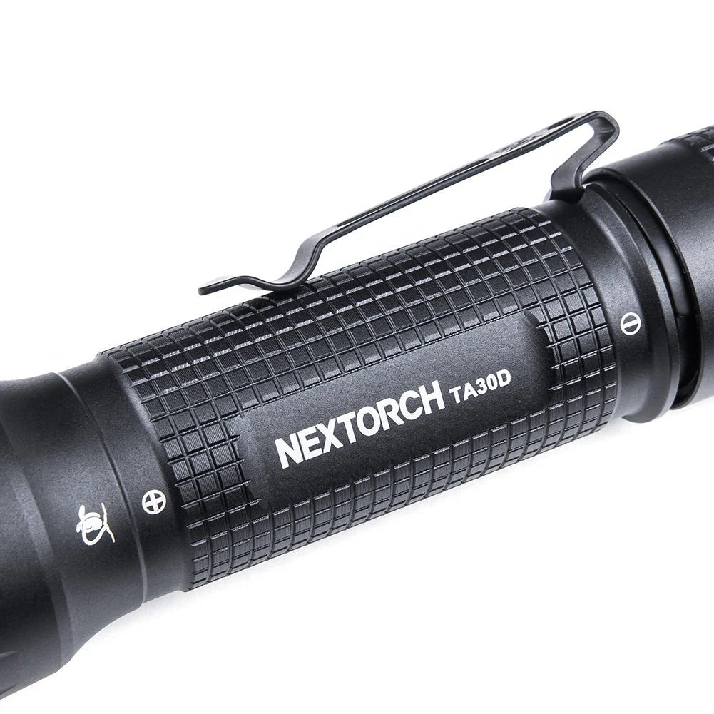 NEXTORCH TA30D 2200 Lumen Rechargeable Flashlight with FR-1 Ring – 410m Beam
