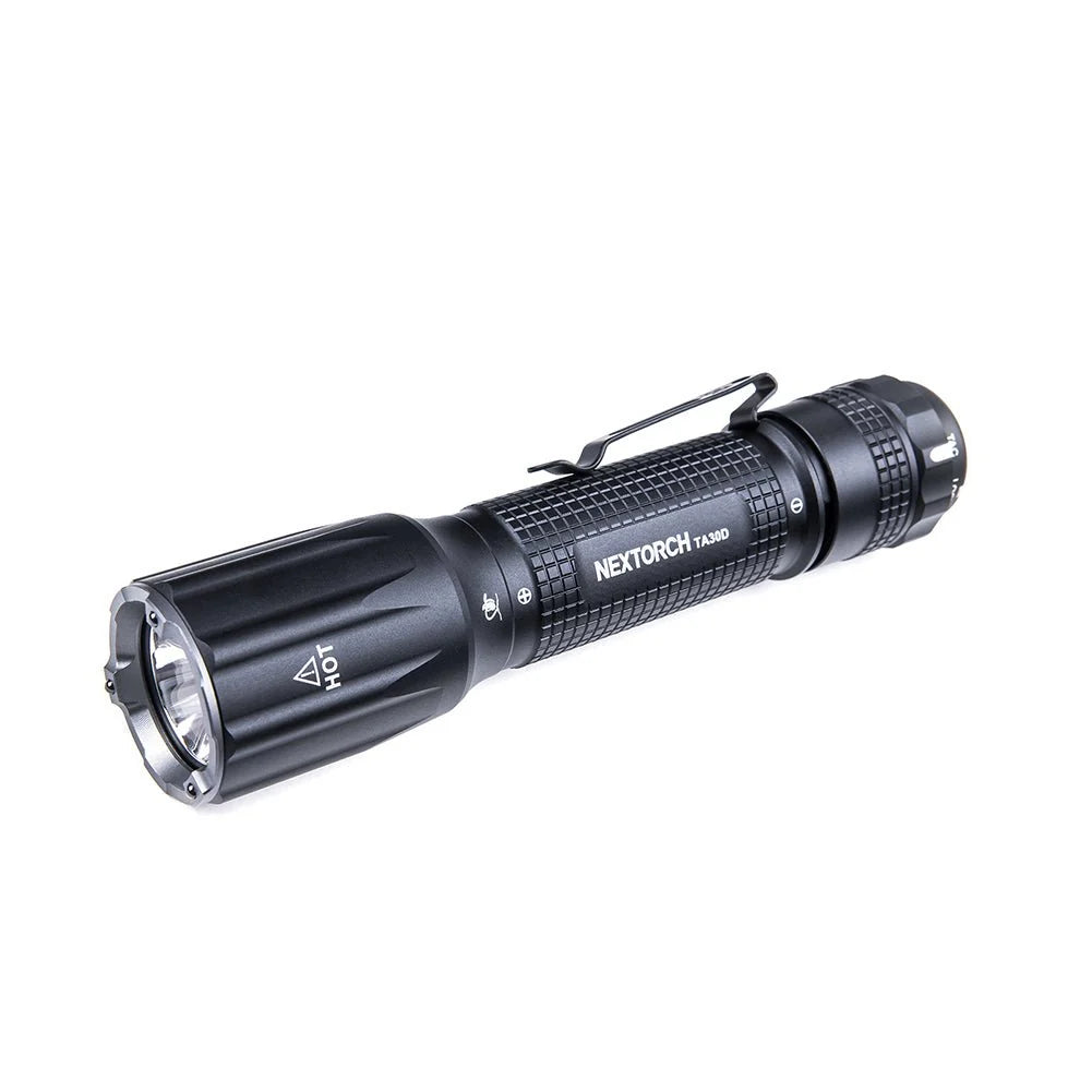 NEXTORCH TA30D 2200 Lumen Rechargeable Flashlight with FR-1 Ring – 410m Beam