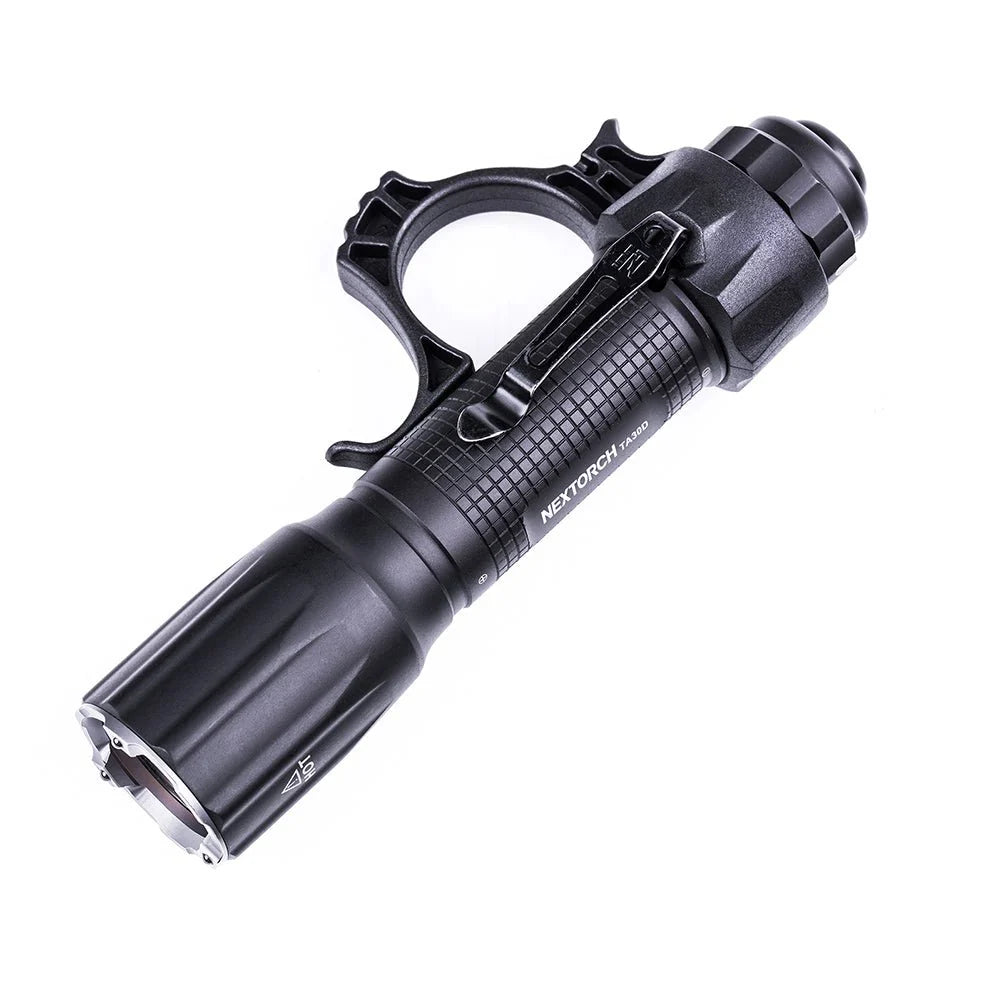 NEXTORCH TA30D 2200 Lumen Rechargeable Flashlight with FR-1 Ring – 410m Beam