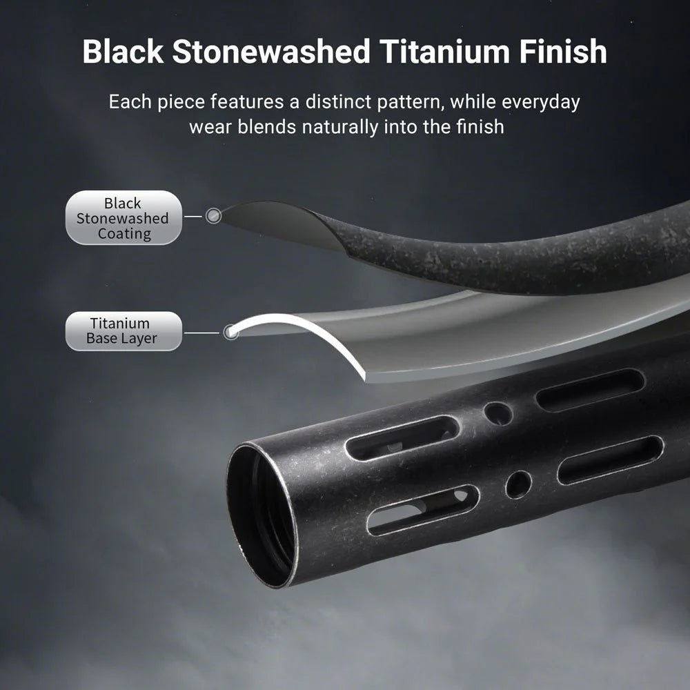 NEXTORCH NP12 Titanium Tactical Pen – TC4 Titanium Body with Ceramic Window Breaker &amp; SCHMIDT easyFLOW 9000 M Refill
